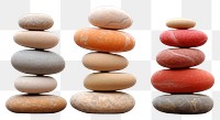 PNG Pebble pill rock arrangement. 