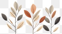 PNG Pattern plant line leaf. 