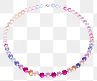 PNG Necklace gemstone bracelet jewelry. AI generated Image by rawpixel.