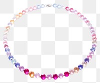 PNG Necklace gemstone bracelet jewelry. 