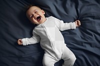 Baby pajamas png transparent mockup