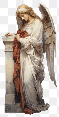 PNG Angel adult representation transparent background