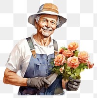 PNG Gardening gardener flower adult. 