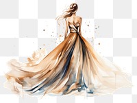 PNG Fashion dress wedding adult