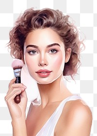 PNG Cosmetics portrait adult photography. AI generated Image by rawpixel.