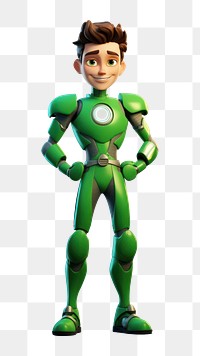 PNG Cartoon green toy  