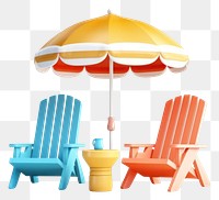 PNG Furniture umbrella vacation chair. 