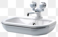 PNG Sink white background bathroom bathtub. 