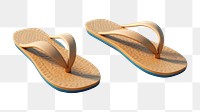 PNG Flip-flops beach sunlight clothing. AI generated Image by rawpixel.