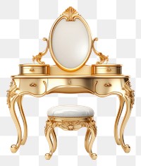 PNG Furniture chair gold  