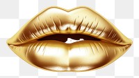 PNG Lipstick gold white background fashion. 