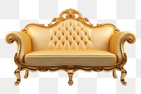 PNG Furniture armchair gold sofa