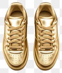 PNG Footwear sneaker shoe gold. 