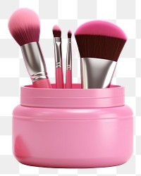 PNG Cosmetics brush tool container. 