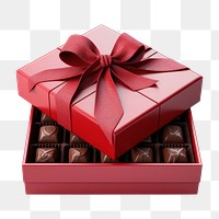 PNG Chocolate box dessert ribbon. AI generated Image by rawpixel.