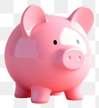 PNG Pig pink representation investment. AI generated Image by rawpixel.