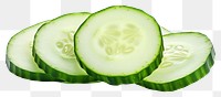 PNG Cucumber vegetable sliced plant. 