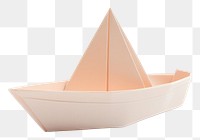 PNG Origami boat watercraft transparent background