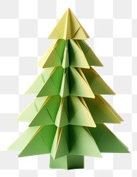PNG Origami paper tree celebration transparent background