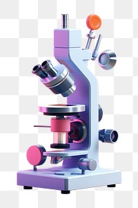 PNG Microscope biotechnology magnification laboratory. AI generated Image by rawpixel.