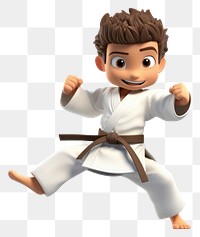 PNG Karate cartoon sports cute. 