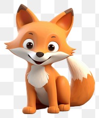 PNG Fox cartoon mammal animal. 