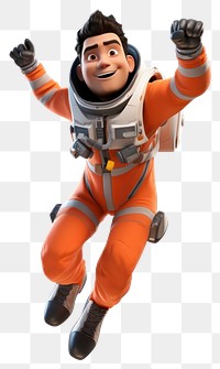 PNG Cartoon white background protection astronaut. AI generated Image by rawpixel.