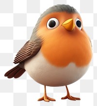 PNG Robin bird cartoon animal. 