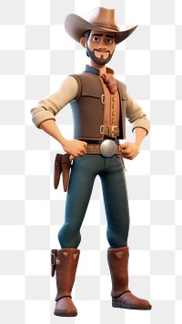 PNG Cartoon cowboy adult  