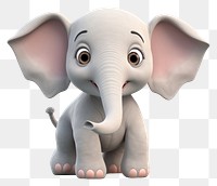 PNG Elephant wildlife cartoon animal. AI generated Image by rawpixel.