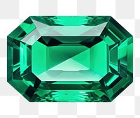 PNG Emerald gemstone jewelry transparent background