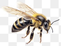 PNG Bee animal insect hornet transparent background