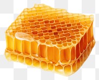 PNG Honey honeycomb food transparent background