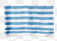 PNG Striped white towel  