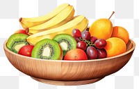 PNG Fruit bowl banana plant. AI generated Image by rawpixel.