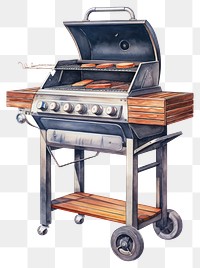 PNG Barbecue grilling white background barbecue grill. AI generated Image by rawpixel.