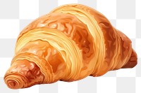 PNG Croissant food viennoiserie freshness. AI generated Image by rawpixel.