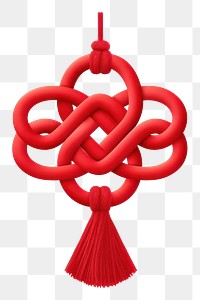 PNG Knot decoration hanging pattern. AI generated Image by rawpixel.