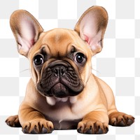 PNG Puppy dog portrait bulldog. AI generated Image by rawpixel.