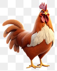 PNG Chicken poultry cartoon animal. 