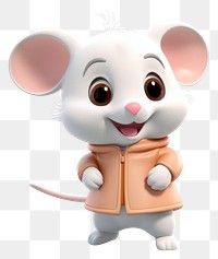 PNG Cartoon mouse cute toy. AI generated Image by rawpixel.