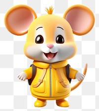 PNG Figurine cartoon mouse cute. 