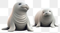 PNG Seal wildlife cartoon animal. 