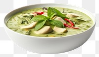 PNG Green curry soup food meal. 