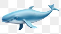 PNG Whale dolphin cartoon animal. 