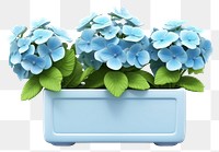 PNG Flower hydrangea plant leaf. AI generated Image by rawpixel.
