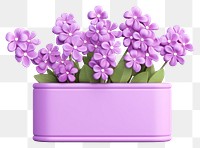 PNG Flower lilac blossom plant. AI generated Image by rawpixel.