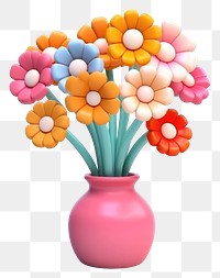 PNG Vase flower plant art. AI generated Image by rawpixel.