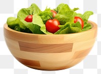 PNG Bowl vegetable lettuce salad. 