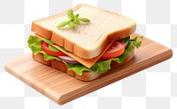 PNG Sandwich bread lunch food. AI generated Image by rawpixel.